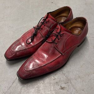 To Boot Red Leather Men's Oxfords